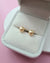 Natural Queen Gold Akoya Sea Pearl 18K Gold Stud Earrings - 6.5mm to 7mm