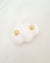 Natural Queen Gold Akoya Sea Pearl 18K Gold Stud Earrings - 6.5mm to 7mm