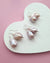 Light Pastel Baroque Pearl Silver Earrings - Simple Sterling Silver Pearl Jewelry in Singapore
