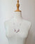 Light Pastel Baroque Pearl Silver Necklace - Simple Purple Pearl Sterling Silver Jewelry in Singapore