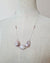 Light Pastel Baroque Pearl Silver Necklace - Simple Purple Pearl Sterling Silver Jewelry in Singapore