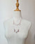 Light Pastel Baroque Pearl Silver Necklace - Simple Purple Pearl Sterling Silver Jewelry in Singapore