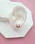 Peach Purple Edison Pearl Stud Earrings - 18K Gold pearl jewelry for everyday luxury