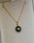 Tahitian Pearl Pendant Necklace - 18k Gold Pearl Pendant