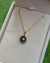 Tahitian Pearl Pendant Necklace - 18k Gold Pearl Pendant