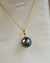 Tahitian Pearl Pendant Necklace - 18k Gold Pearl Pendant