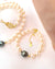 Peacock Green Tahitian Pearl Strand Necklace | Classy Pearl Jewelry