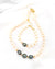 Peacock Green Tahitian Pearl Strand Necklace | Classy Pearl Jewelry