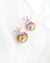Wrinkled Pearl Earrings - Starfish & Metallic Green Pearl Earrings, Pearl Jewelry for Pearl Lovers