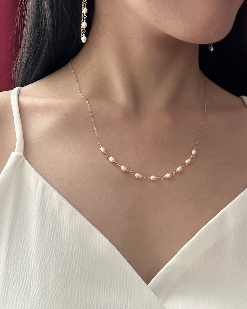 Small white gold chain deals