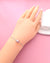 Pink Purple Freshwater Edison Pearl Bracelet, Sterling Silver Jewelry in Singapore