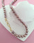Purple Edison Pearl Strand Necklace - Traditional Pearl Knotting Pearl Jewelry in Singapore