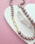 Purple Edison Pearl Strand Necklace - Traditional Pearl Knotting Pearl Jewelry in Singapore