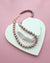 Purple Edison Pearl Strand Necklace - Traditional Pearl Knotting Pearl Jewelry in Singapore