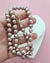 Purple Edison Pearl Strand Necklace - Traditional Pearl Knotting Pearl Jewelry in Singapore