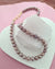 Purple Edison Pearl Strand Necklace - Traditional Pearl Knotting Pearl Jewelry in Singapore