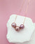 Floating Pearl Necklace in Rose Gold, Purple Edison Pearl Jewelry in Singapore