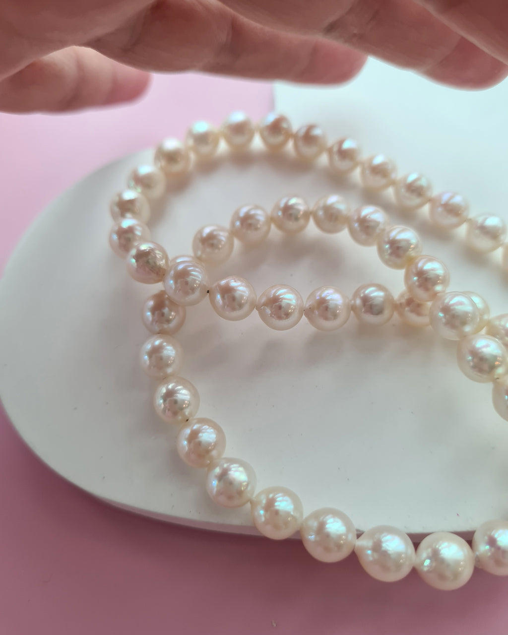Queen Gold Akoya Pearl Strand Necklace, Modern Pearl Jewelry in Singapore