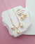 Queen Gold Akoya Pearl Trio Necklace - 8mm in 14k Gold Filled Akoya Pearl Jewelry in Singapore
