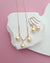 Queen Gold Akoya Pearl Trio Necklace - 8mm in 14k Gold Filled Akoya Pearl Jewelry in Singapore