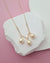 Queen Gold Akoya Pearl Trio Necklace - 8mm in 14k Gold Filled Akoya Pearl Jewelry in Singapore