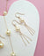 Queen Gold Akoya Pearl Tassel Earrings in 14k Gold Filled Pearl Jewelry in Singapore