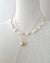 Minimalist Deep Gold South Sea Pearl Pendant Necklace - Little Lantern