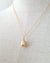 Minimalist Deep Gold South Sea Pearl Pendant Necklace - Little Lantern