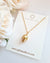 Short Bullet Shape Deep Gold South Sea Baroque Pearl Pendant Necklace |  Modern Pearl Jewelry