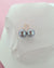 7.3mm Silver Blue Akoya Pearl Stud Earrings | 18K Yellow Gold Pearl Jewelry