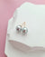 7.1mm Silver Blue Akoya Pearl Stud Earrings | 18K Yellow Gold