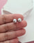 7.1mm Silver Blue Akoya Pearl Stud Earrings | 18K Yellow Gold