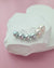 Silver Blue Akoya Pearl Stud Earrings | 18K White Gold | 7.5mm-8mm