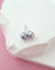 Silver Blue Akoya Pearl Stud Earrings | 18K White Gold | 6mm-6.5mm | Exact Pair