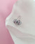 Silver Blue Akoya Pearl Stud Earrings | 18K White Gold | 6mm-6.5mm | Exact Pair