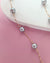 Silver Blue Akoya Pearl Floating Pearl Necklace, Timeless Pearl Jewelry in Singapore