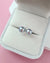 6.8mm Silver Blue Akoya Pearl Stud Earrings, 18K White Gold
