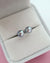 6.8mm Silver Blue Akoya Pearl Stud Earrings, 18K White Gold