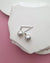 Silver Blue Akoya Pearl 18K White Gold Drop Earrings - 8mm to 8.5mm