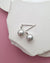 Silver Blue Akoya Pearl 18K White Gold Drop Earrings - 8mm to 8.5mm