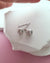 Silver Blue Akoya Pearl 18K White Gold Drop Earrings - 8mm to 8.5mm