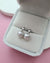 Silver Blue Akoya Pearl 18K White Gold Drop Earrings - 8mm to 8.5mm