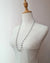 Silver Blue Akoya Pearl Extra-Long Necklace - 8mm-9mm, 14k Gold Filled Pearl Jewelry