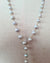Silver Blue Akoya Pearl Extra-Long Necklace - 8mm-9mm, 14k Gold Filled Pearl Jewelry