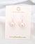 Simple Freshwater Pearl Earrings and Necklace - Silver - Wedding Bridal Jewelry for Brides and Bridesmaids | Singapore