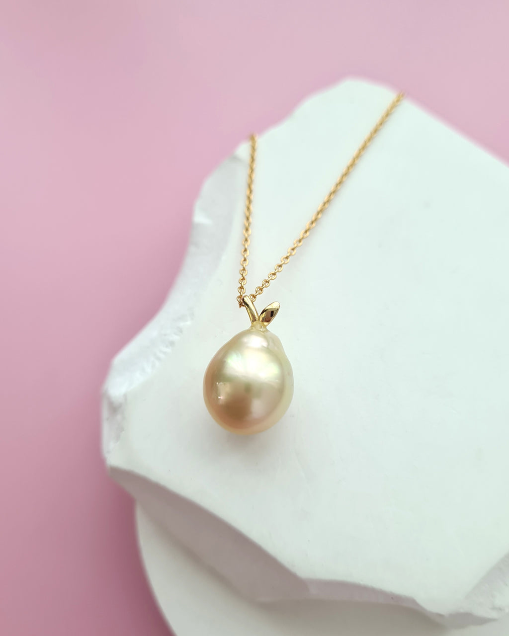 South Sea Pearl Necklace - Pear Pendant Jewelry in Singapore