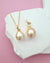 Gold South Sea Pearl Necklace - Pear Pearl Pendant, Handcrafted in Singapore