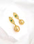South Sea Pearl Earrings - Vintage Filigree Handmade Pearl Jewelry from Singapore