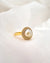 South Sea Pearl Ring with Cubic Zirconia Halo - 9mm+ | Modern Sea Pearl Jewelry