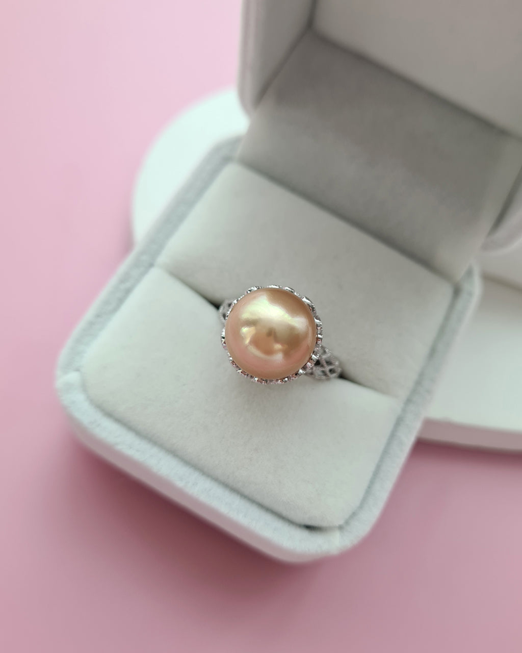 South Sea Pearl Ring - Statement Cocktail Ring in Singapore